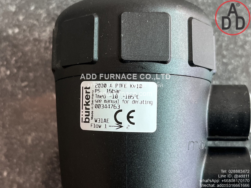 Burkert 2000 A 25,0 PTFE RG (10)